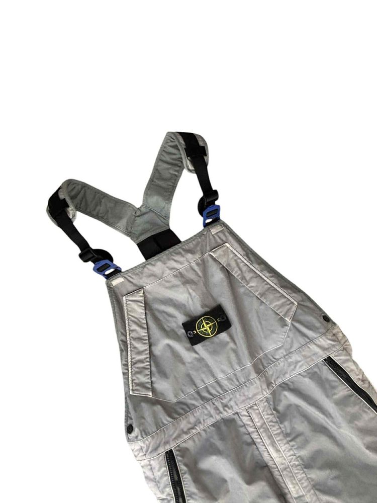 Stone Island Nylon Metal Mussola Gommato Dungarees obraz 6