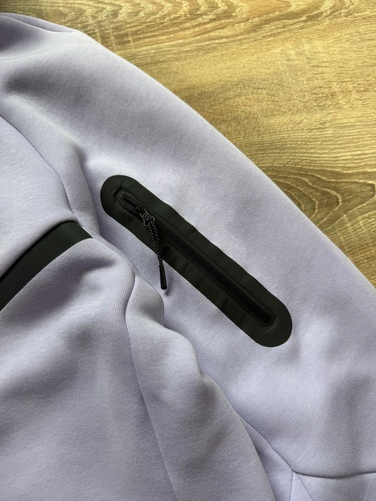 Light Purple Nike Tech Fleece Zip Up Hoody (L Tall) image 8