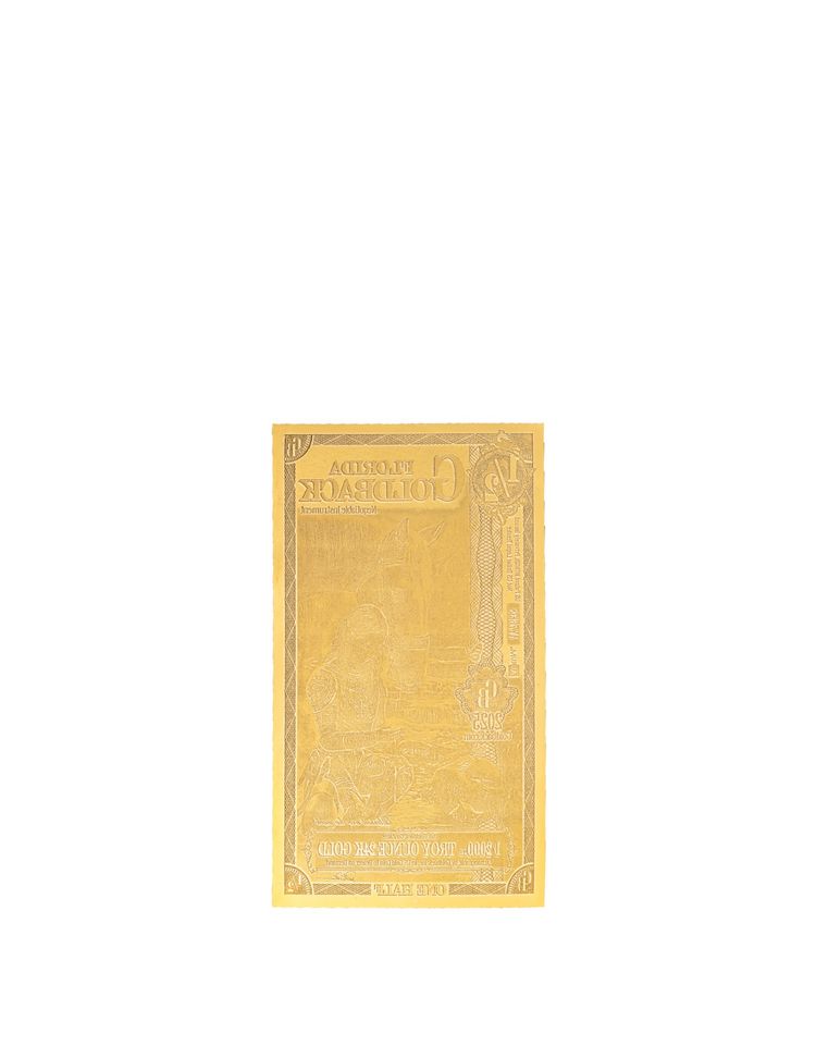 Florida Goldback 1/2 Gold Note 2