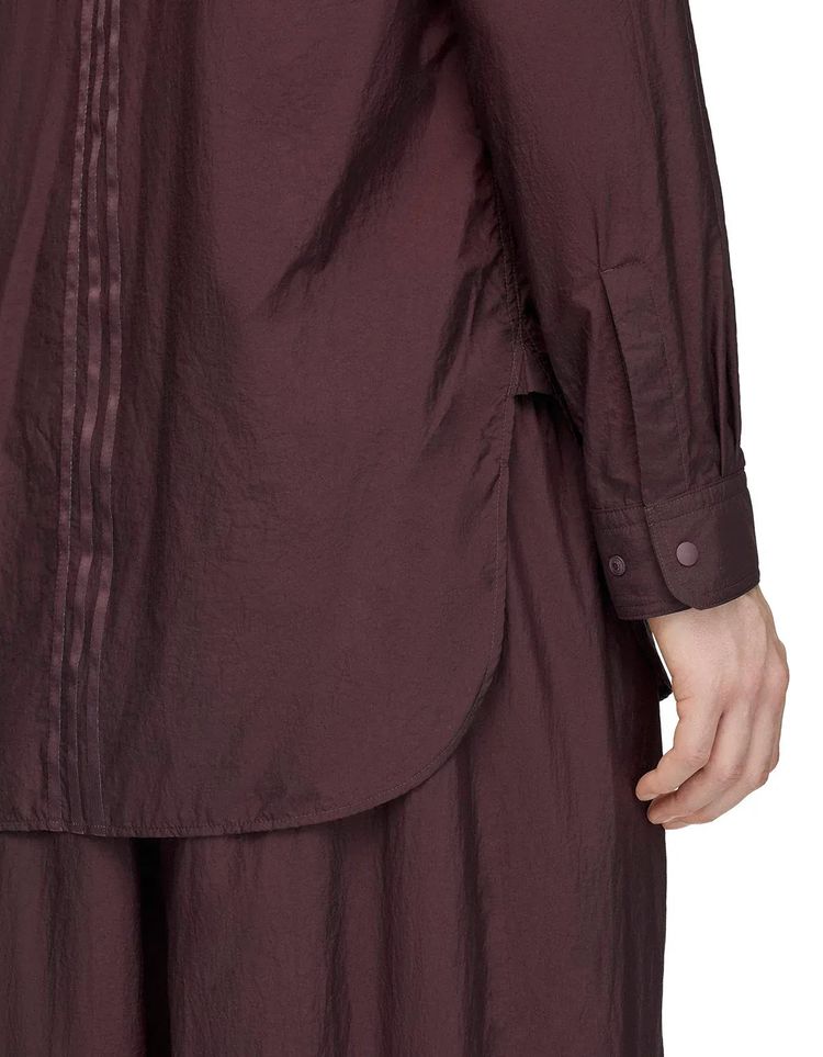 Y-3 Night Red Gradient 3-Stripes Nylon Overshirt image 8