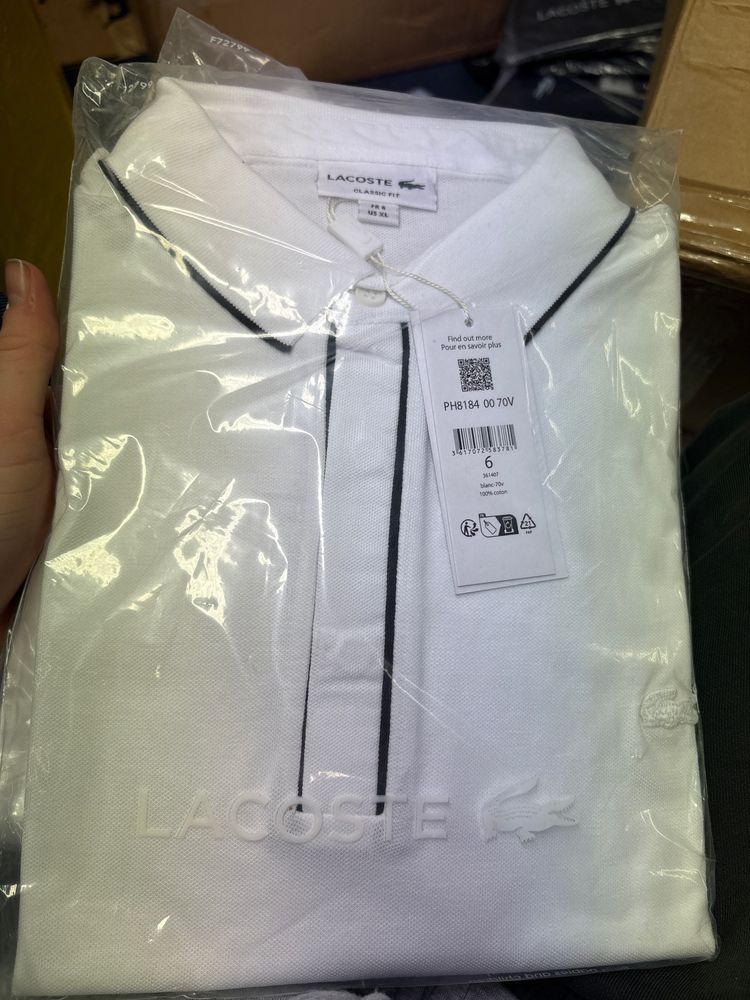 Lacoste White Polo Shirt