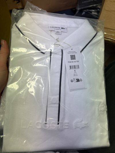 Lacoste White Polo Shirt