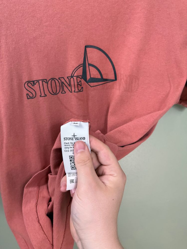 Stone Island Burnt Orange T-Shirt 4