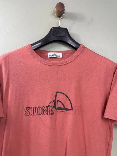 Stone Island Burnt Orange T-Shirt 6
