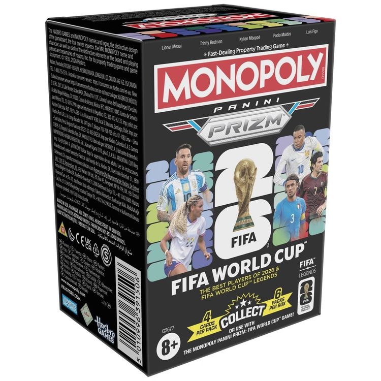 Monopoly Panini Prizm Fifa World Cup Trading Card Game