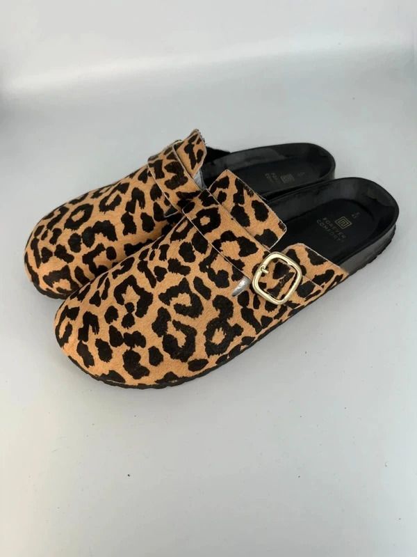 Next - Klapki płaskie panterka - size 43 26,5 cm