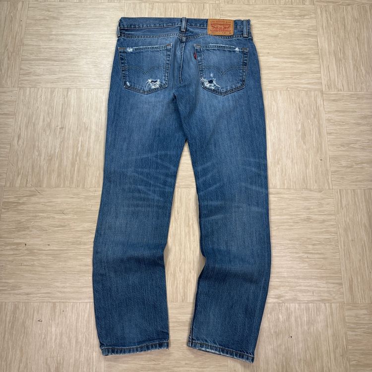Immagine di Levi's 511 2000's slim fit distressed jeans (S) 7