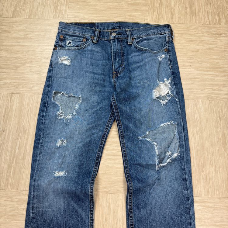 Immagine di Levi's 511 2000's slim fit distressed jeans (S) 2