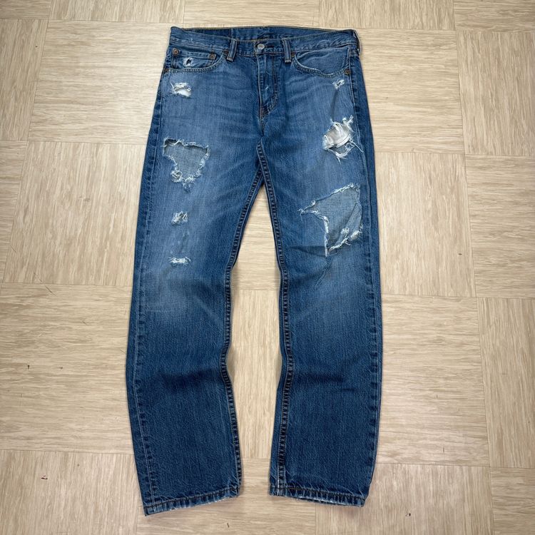 Immagine di Levi's 511 2000's slim fit distressed jeans (S) 1