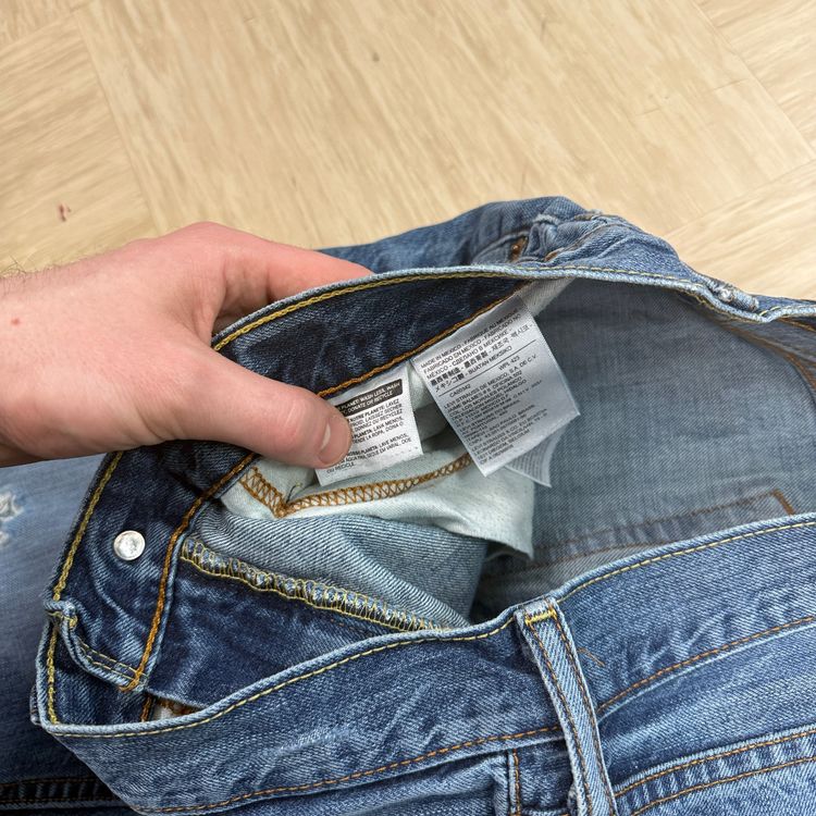 Immagine di Levi's 511 2000's slim fit distressed jeans (S) 10