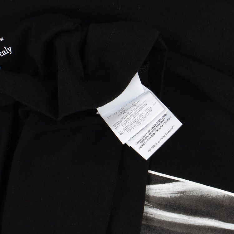 Off-White Black Caravaggio Arrows Long Sleeve Skate T-Shirt 7