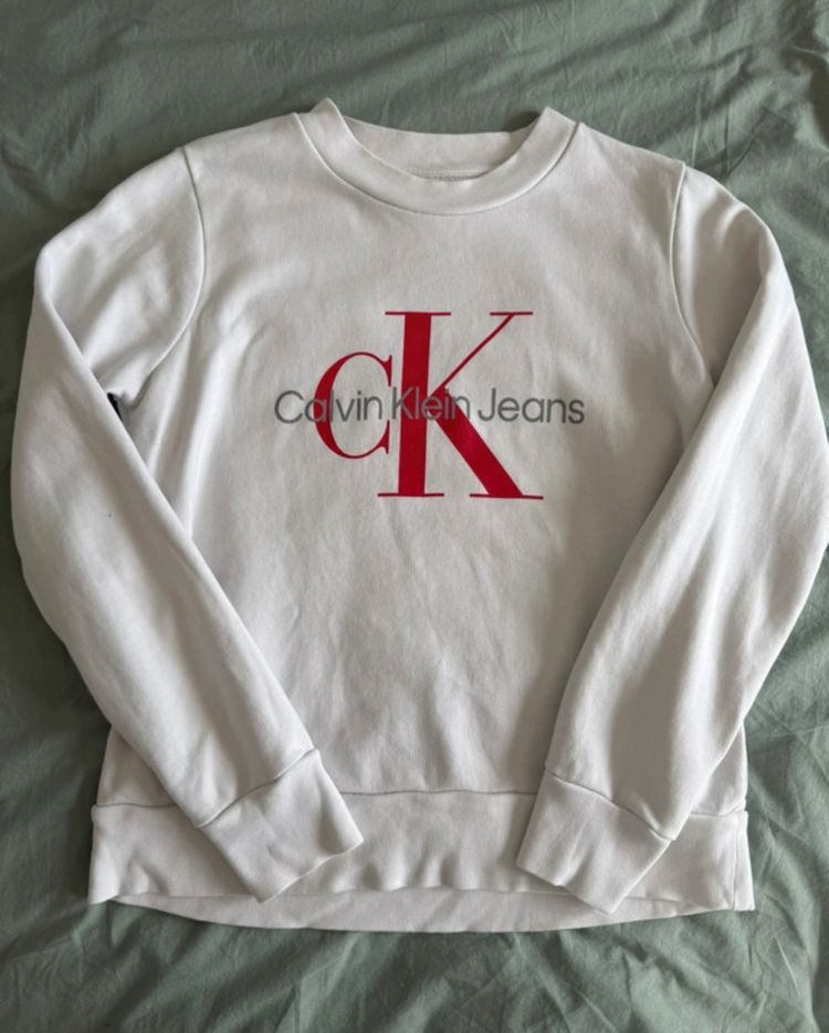 Calvin Klein Jeans Calvin Klein Jeans White Sweatshirt product image
