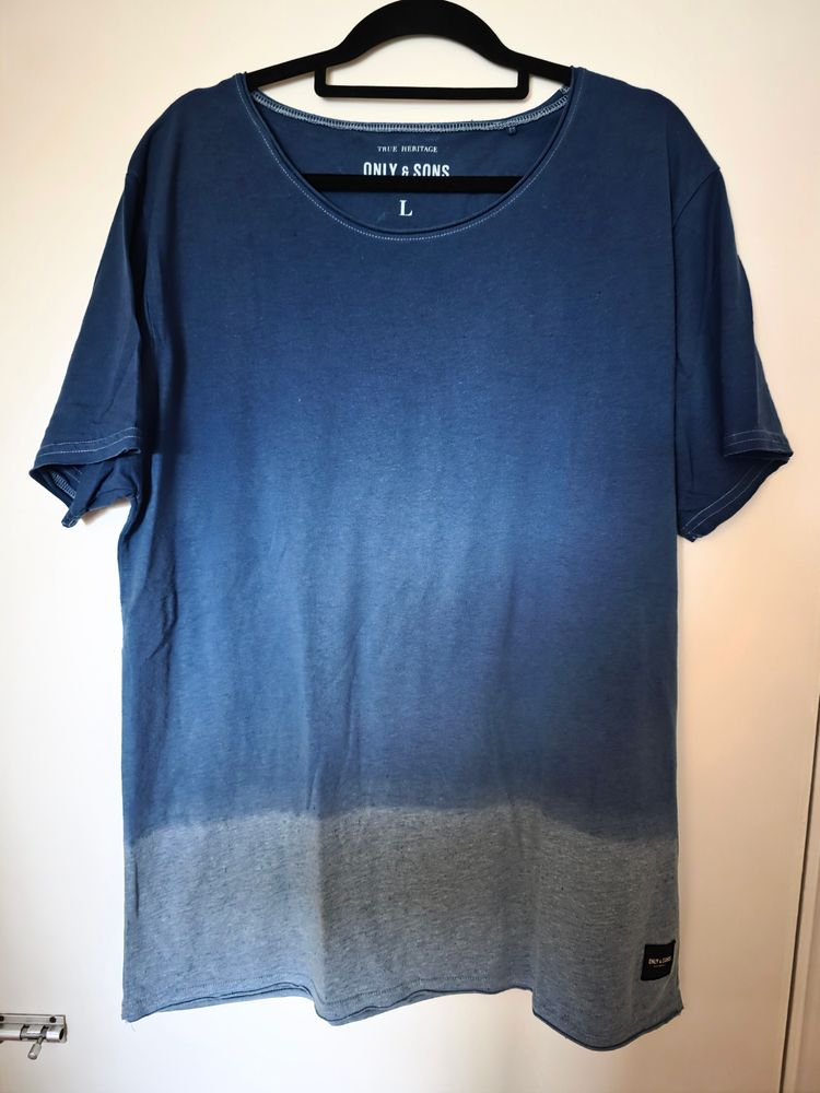 Only & Sons Blue Gradient T-Shirt