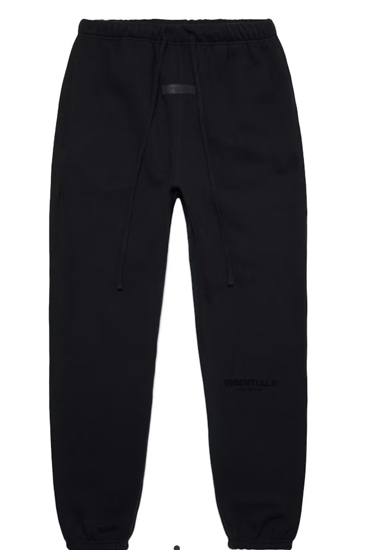 Essentials black joggers