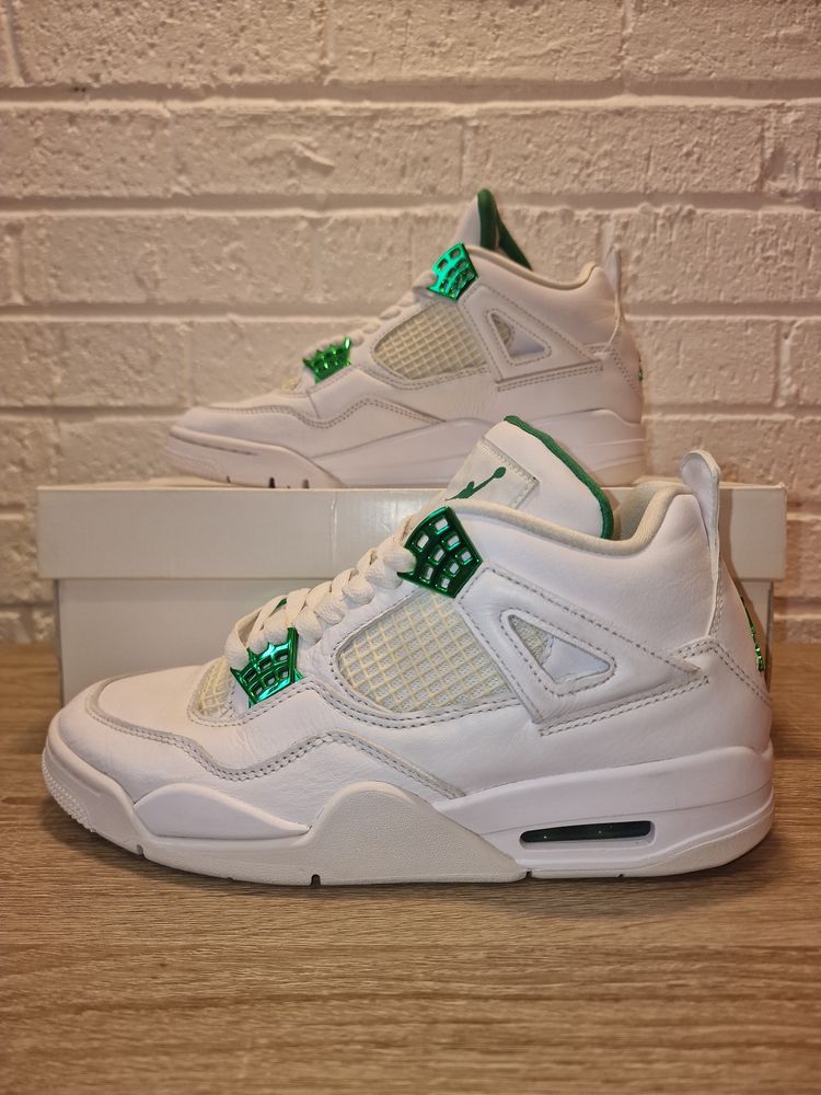 Air Jordan 4 Retro metallic Green #box 6.5/6