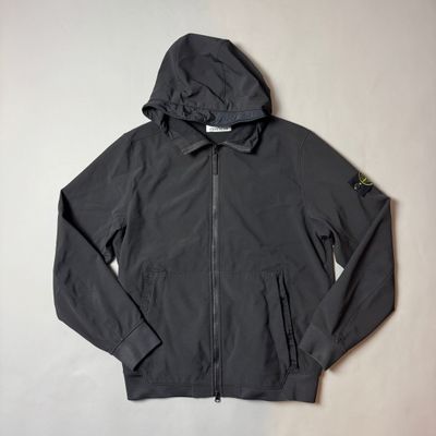 Stone Island Black Soft Shell R - Large