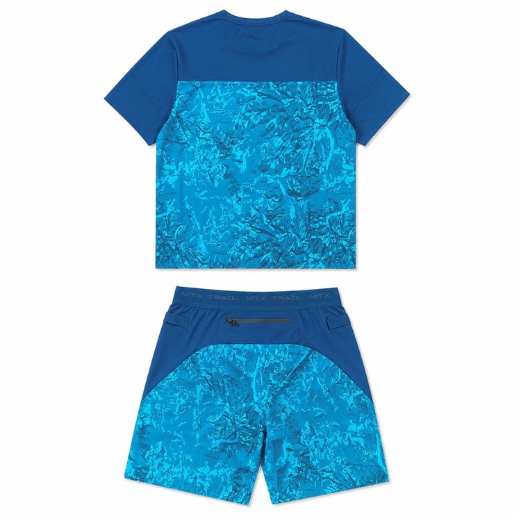 Montirex Triax Trail T-Shirt/Shorts Set Abyssal Blue image 3