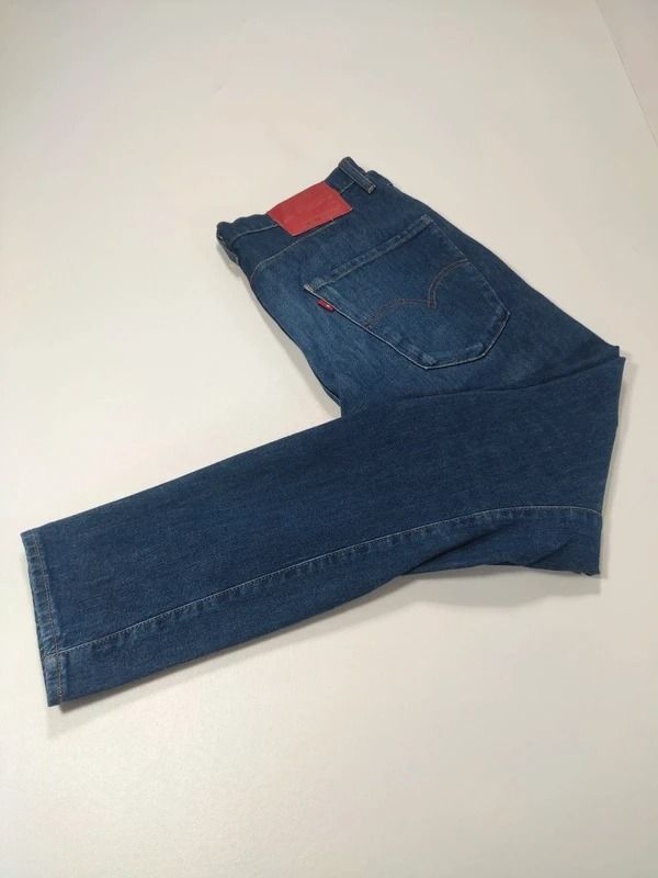 Levi’s 512 Jeans Uomo W32 L32 Blu Denim Slim Tapered Engineered Vintage M