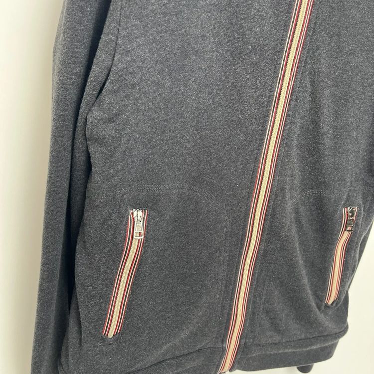 Moncler Grey Zipped Cardigan obraz 4