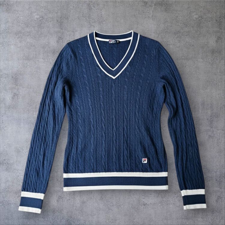 Fila Fila Navy Blue Cable Knit Sweater product image