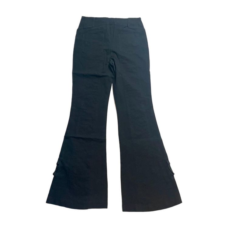Double Punch Black Ruched Flared Jeans 2