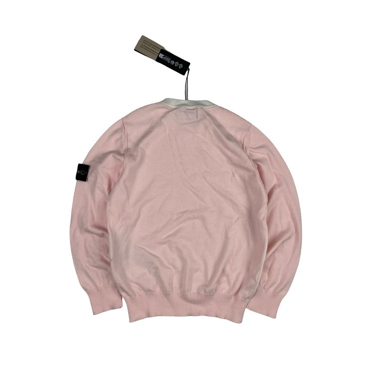 Immagine di Stone Island Junior 2025 White/Pink Pullover Crewneck Jumper - Age 8 8