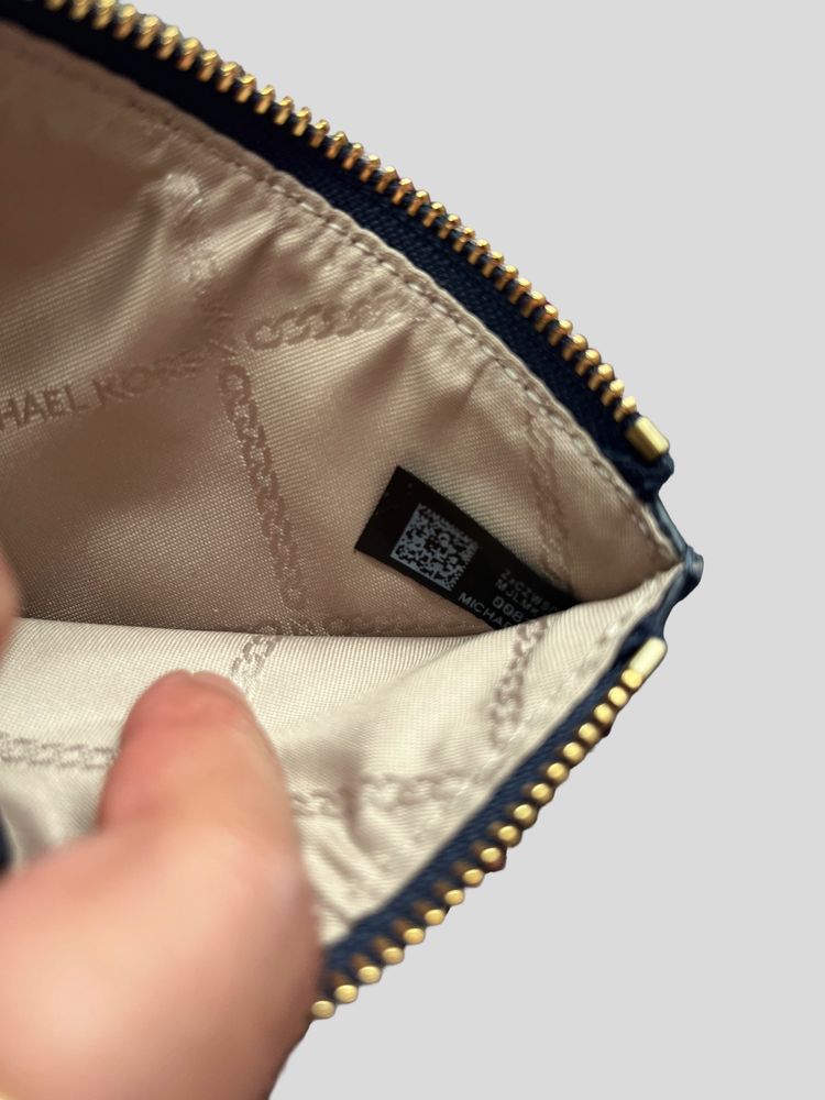 Michael Kors Navy large card holder Wristlet Pouch 6