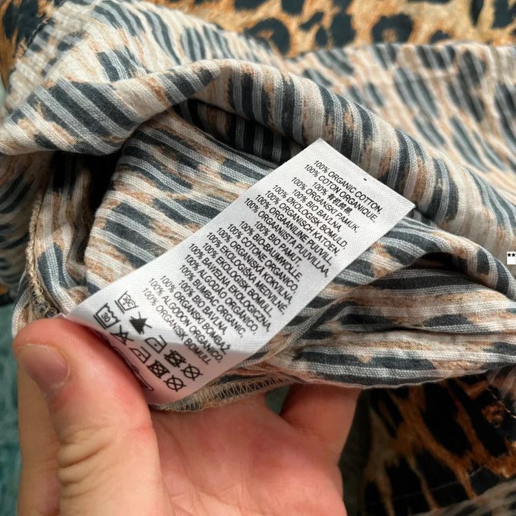 Leopard Print Damson Madder Maxi Skirt - Size 8 image 2