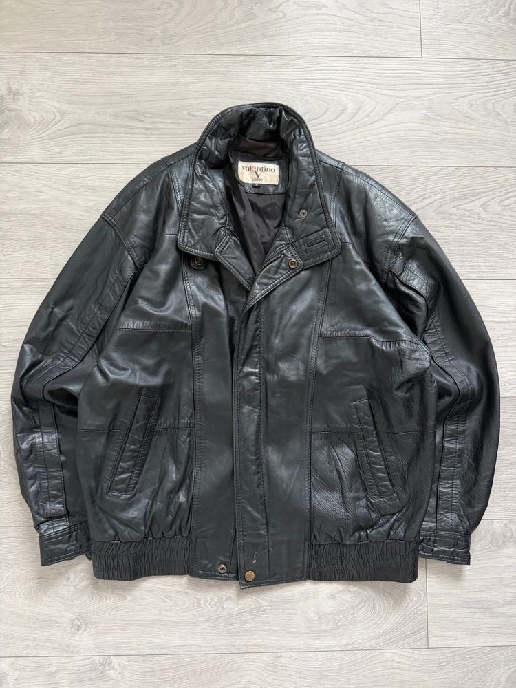 Immagine di Valentino 1980s Panelled Soft Leather Jacket - Size L 8