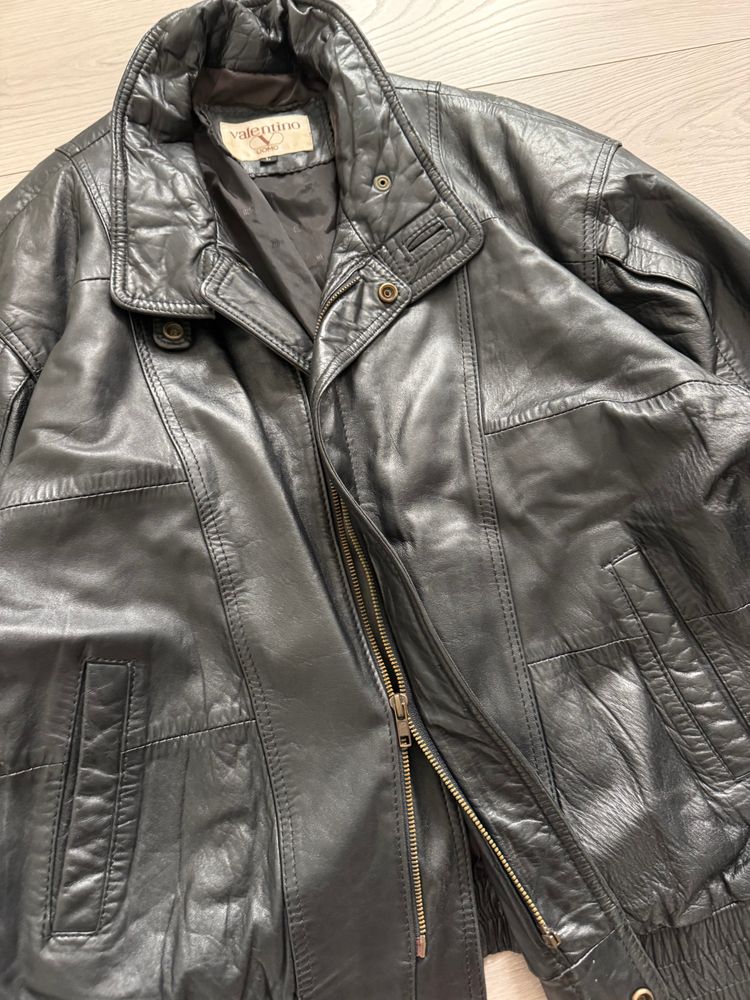 Immagine di Valentino 1980s Panelled Soft Leather Jacket - Size L 9