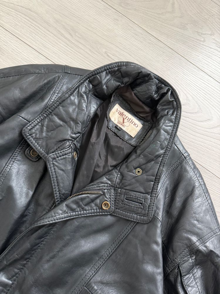 Immagine di Valentino 1980s Panelled Soft Leather Jacket - Size L 6