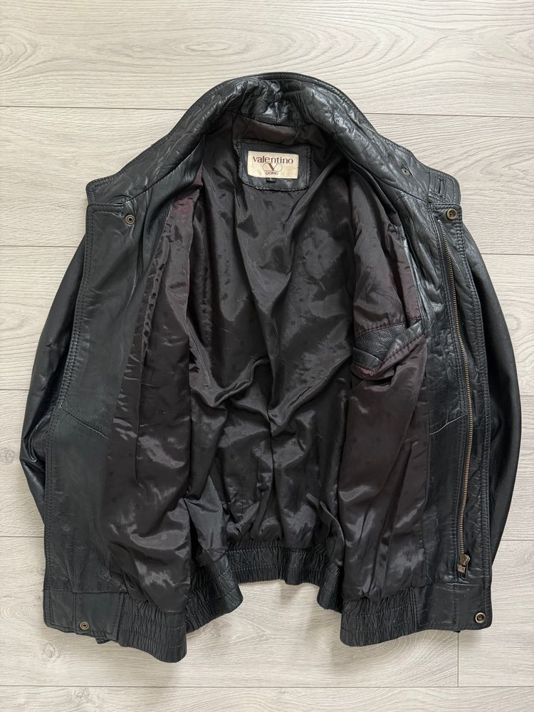 Immagine di Valentino 1980s Panelled Soft Leather Jacket - Size L 4