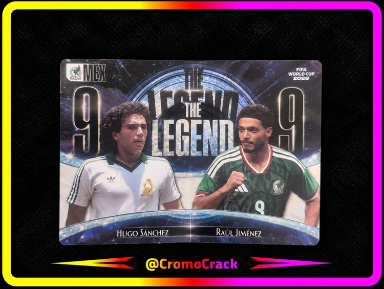 Hugo Sanchez/Raul Jimenez The Legends Panini Fifa World Cup 2026 image 1