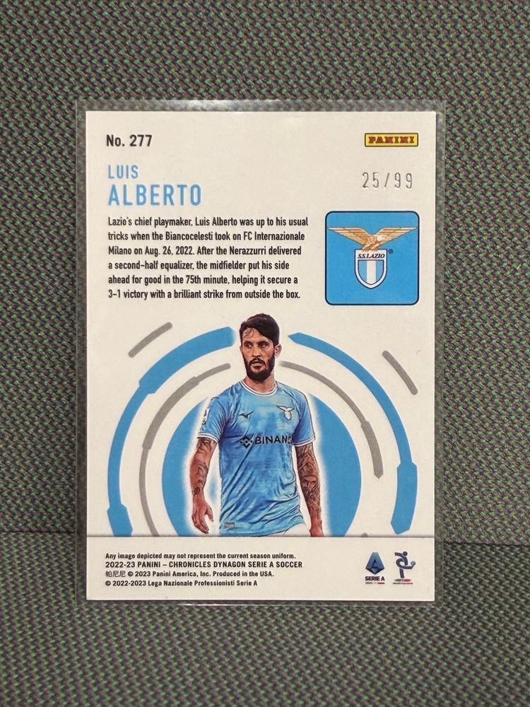 Topps Gynagon Luis Alberto 25/99 image 2