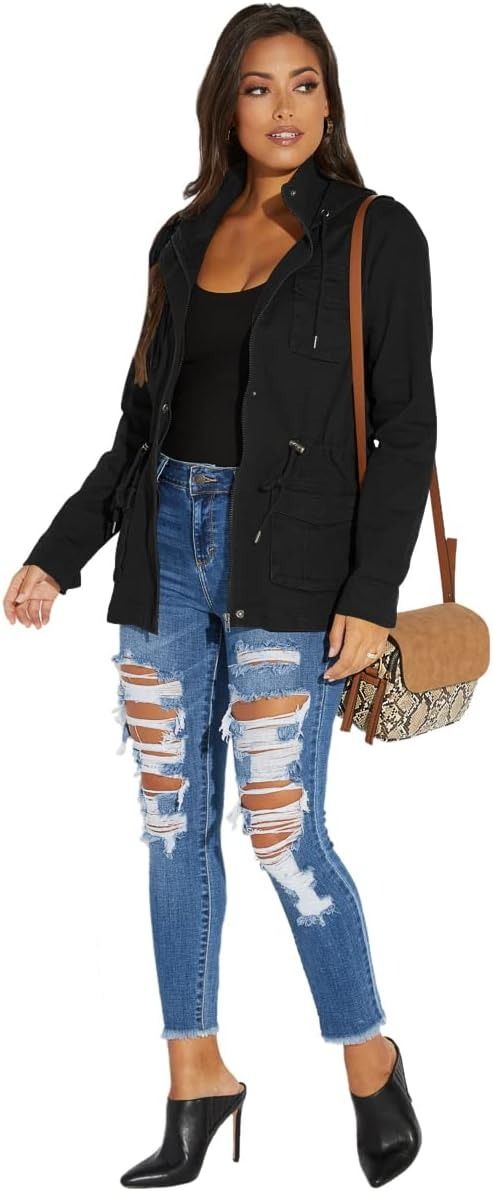 Black Hooded Jacket image 1
