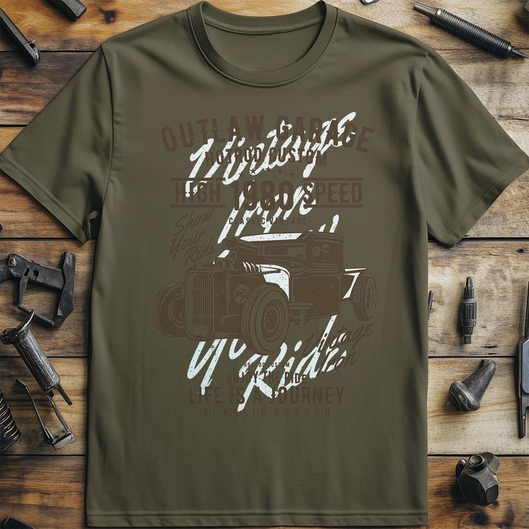 Outlaw Garage T-Shirt AU image 2