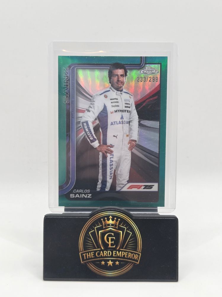 Carlos Sainz (Atlassian Williams Racing) 233/299 Topps Chrome F1 2025 image 1