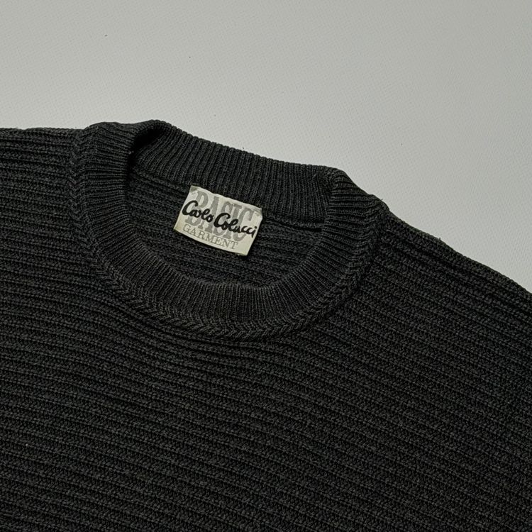Carlo Colucci Black Knit Sweater 5