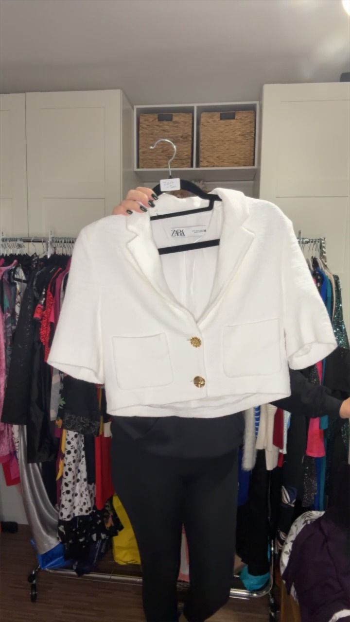 Zara zara size small cropped jacket product image