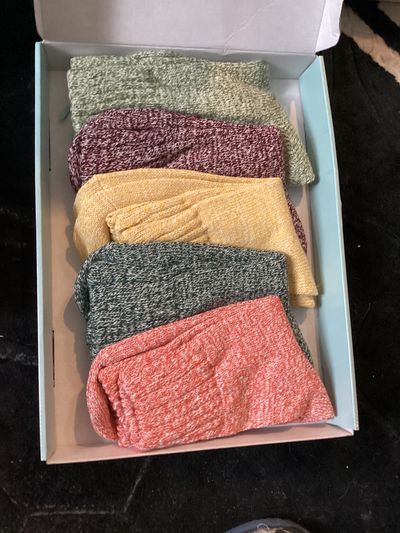Multicolor Knit Socks Set