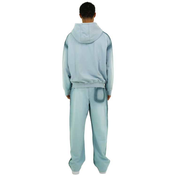 Last Lesson Sprayed Blue Sweatpants obraz 4