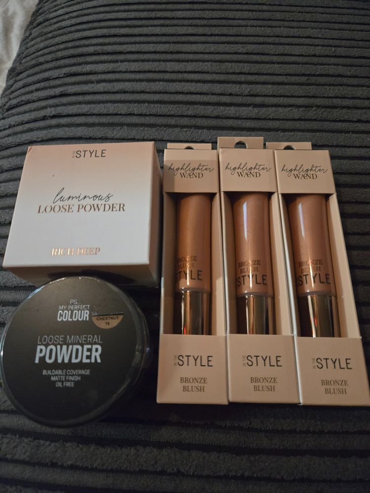 Loose Powder, Loose Mineral Powder, Bronze Blush bundle