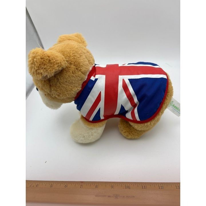 Plush Dog Toy With Union Jack Jacket obraz 1