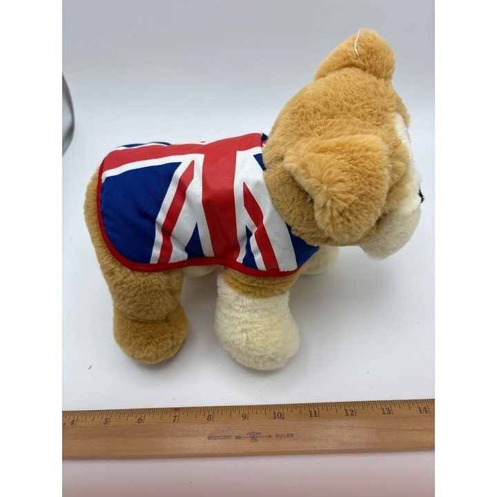 Plush Dog Toy With Union Jack Jacket obraz 3