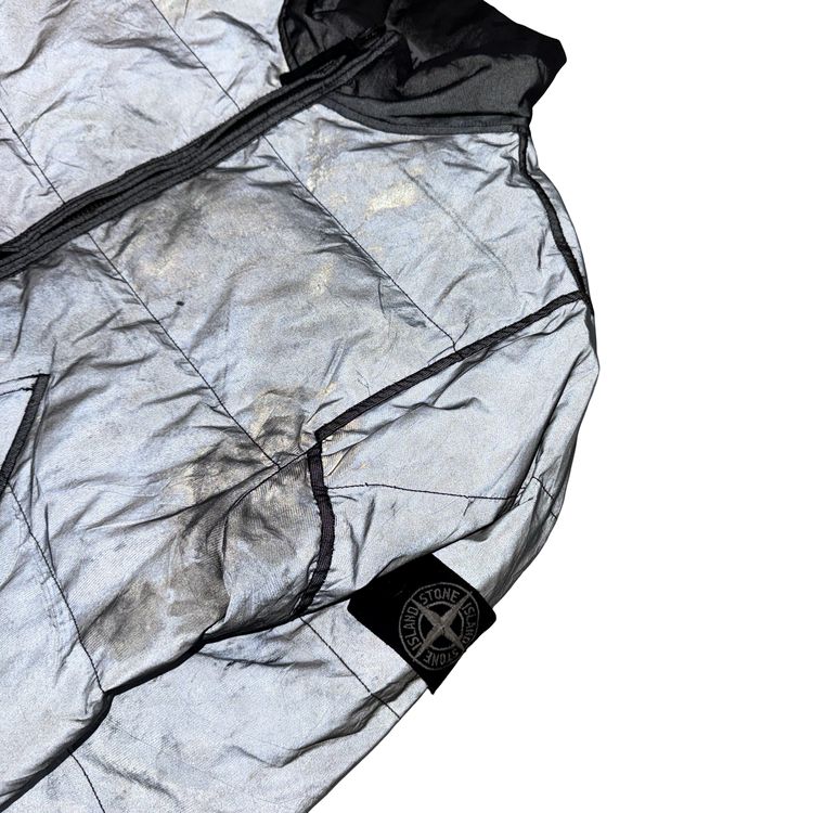 Stone Island Liquid Reflective Bomber Jacket - Large image 12