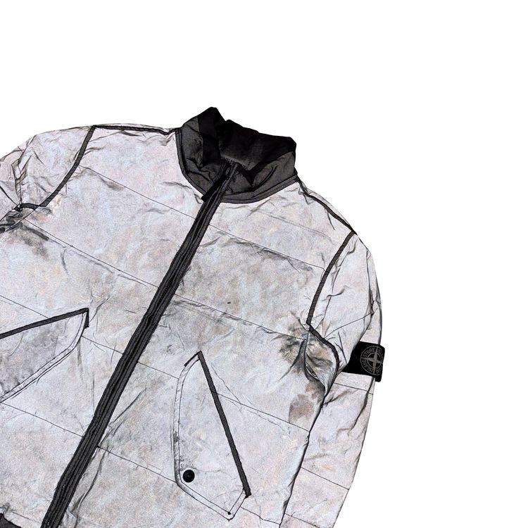 Stone Island Liquid Reflective Bomber Jacket - Large image 11