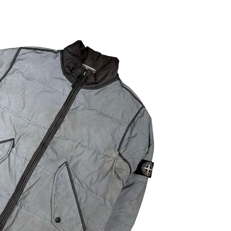 Stone Island Liquid Reflective Bomber Jacket - Large image 9