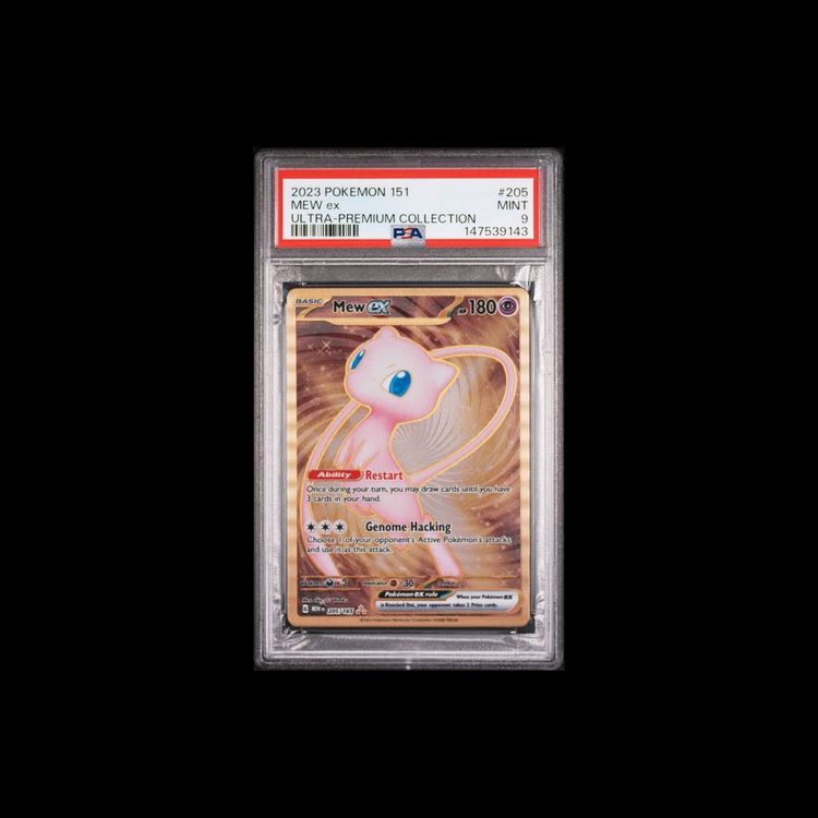 Pokémon TCG PSA 9 2023 151 UPC #205 Mew Ex 🇬🇧 #147539143