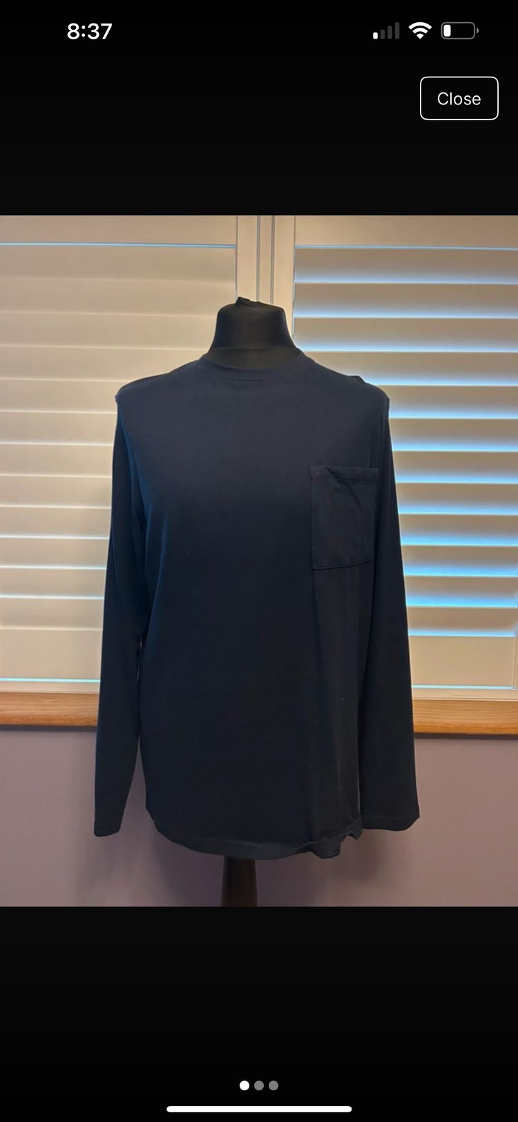 C&A C&A Long Sleeve Navy Blue Top product image