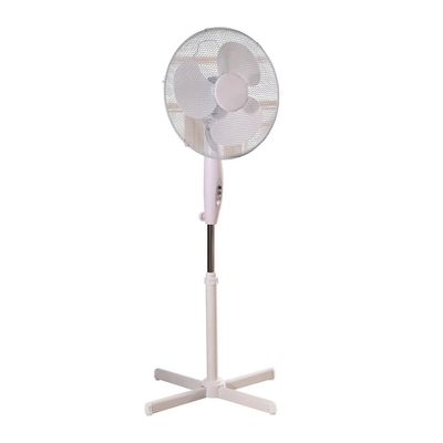 16 Oscillating Pedestal Standing Fan | 3-Speed High Airflow Electric Cooling Fan with Adjustable Height & Cross Base